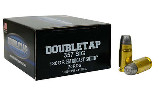 Ammunition DoubleTap Ammunition Hardcast Solid 357Sig DBLTAP 357SIG 180GR HARDCAST 20/1000